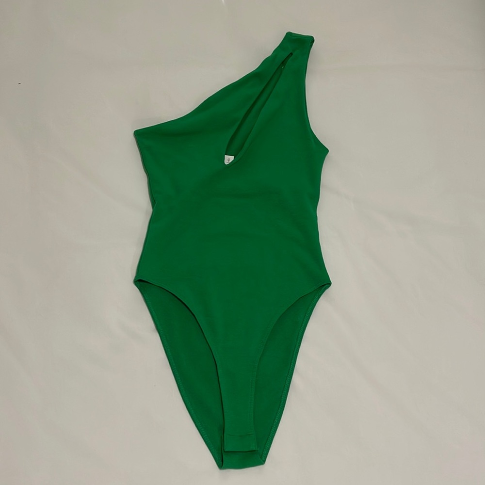 Zara Green One shoulder bodysuit